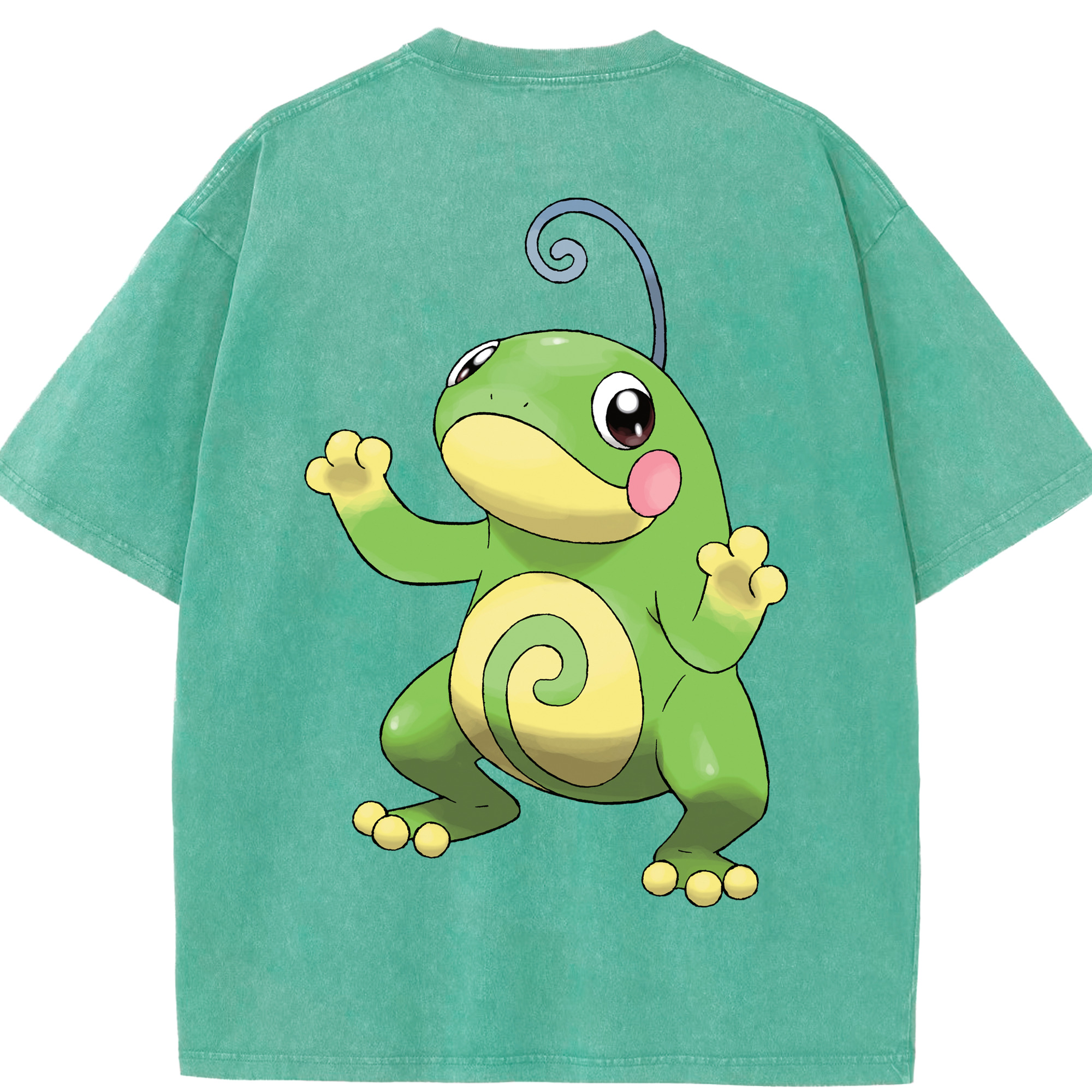 （画像用） ポケットモンスター Pokémon 綿100% ヴィンテージ風 半袖Tシャツ（背面プリント）